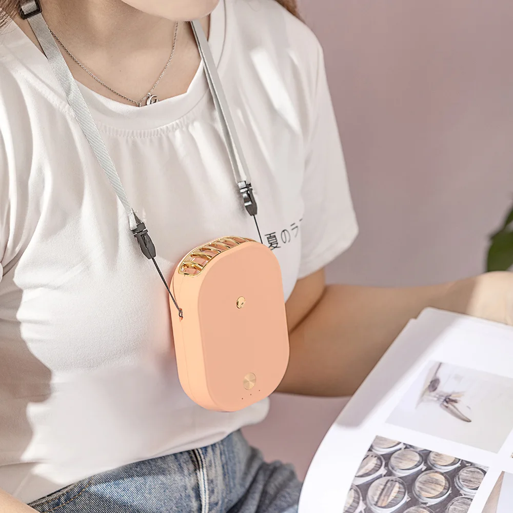 

Новый продукт F2 ленивый подвесной шейный кулер для талии USB-зарядка ручной уличный большой маленький вентилятор