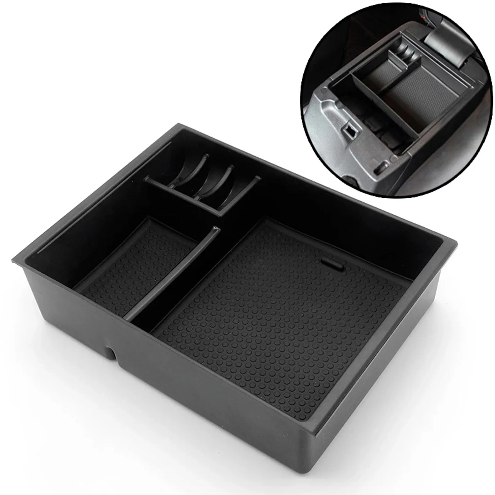 

Armrest Arm Rest Storage Pallet Center Console Phone Glove Box Holder Tray Plate for Mazda 3 Axela BM 2013- 2017
