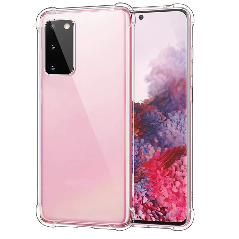 Чехол из ТПУ с четырьмя углами для Samsung S20 6 2 дюйма защитный чехол телефона
