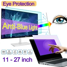 Soft Film Anti Blue Light Screen Protector For Computer Monitor Laptop 14 15 17 24 inch Bluelight Blocked Blocker Eye Protection