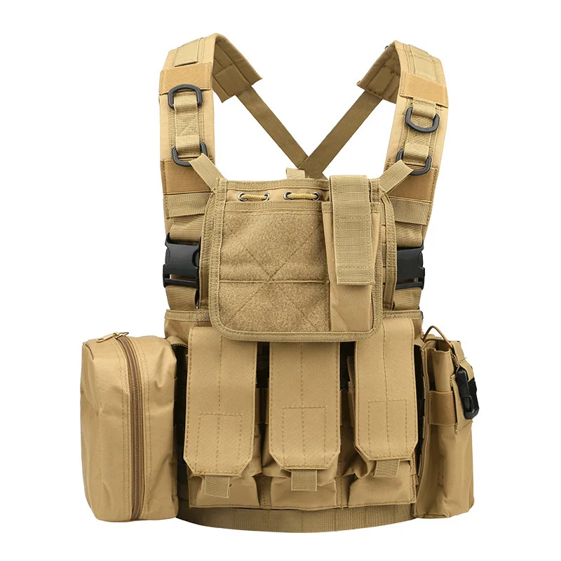 Тактический жилет RRV Жилет Molle нейлон 600D тактильная Экипировка для страйкбола Colete