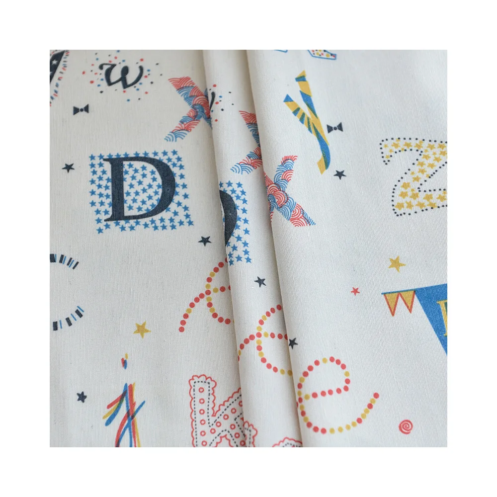 Modern Minimalist Cute Curtains for Kids Cartoon Alphabet Print Baby Children Living Dining Room Boys Girls Bedroom | Дом и сад
