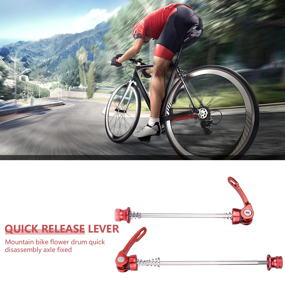 

ZTTO 1 Pair Quick Release Lever Aluminum Alloy MTB Road Bike Cycling Tools Bike Axle Wheel Hub Ouick Release Skewer Set