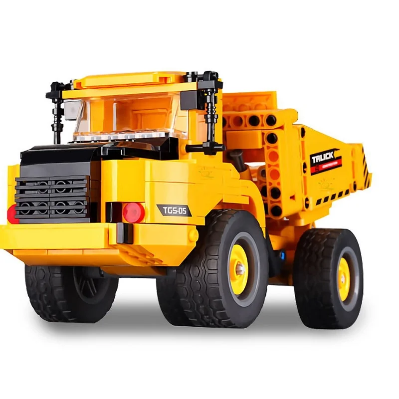 

XINGBAO CITY Engineering Vehicle Building Blocks Dump Truck Forklift Loader Crane Excavator Bulldozer Cement Mixer Bricks Toys