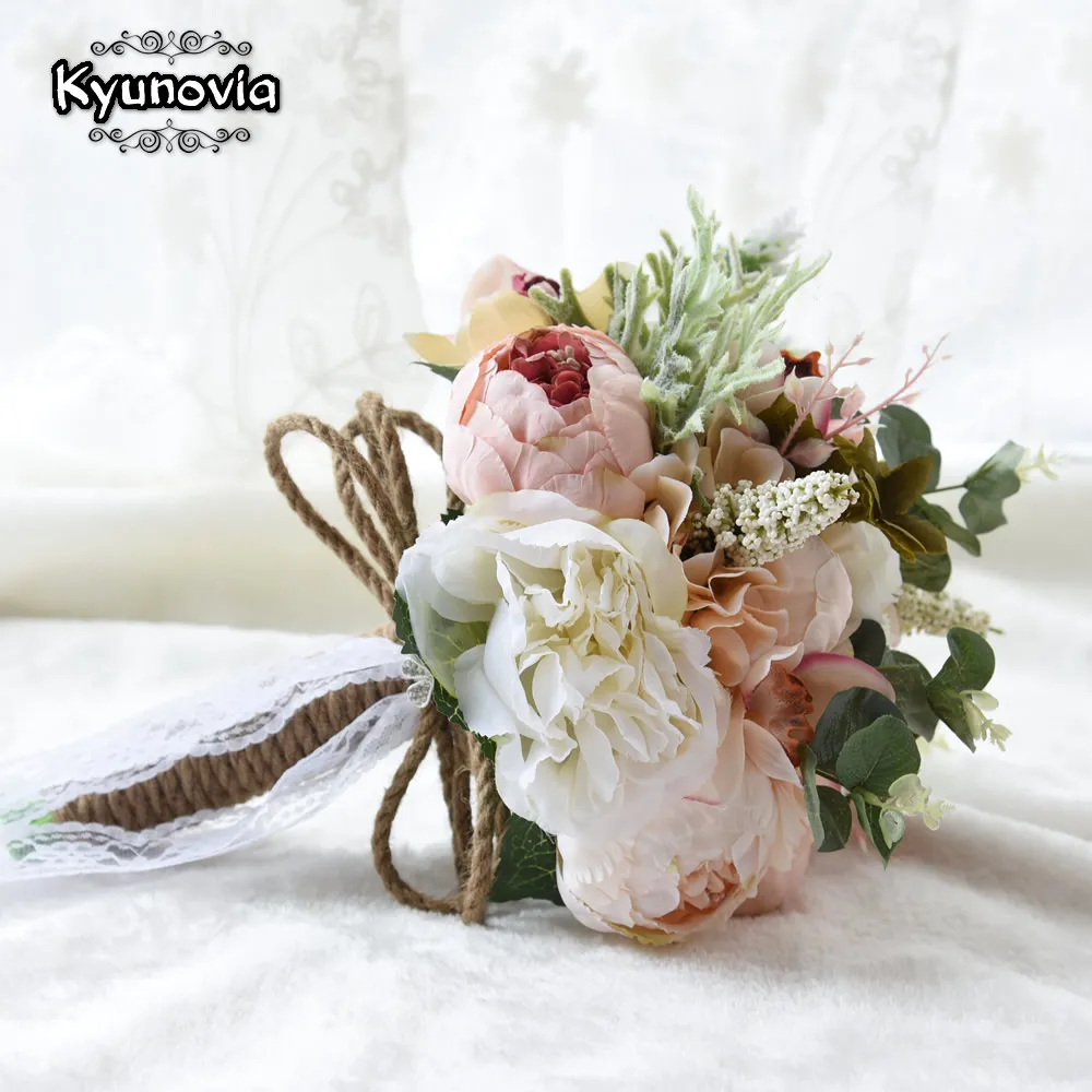 Kyunovia Новый камелии безкаблука по Букеты Свадебные растения Цветочный букет