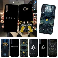yndfcnb best sellers netflix dark phone case for samsung a51 a71 a40 a50 a70 a10 a20 a30 a6 a7 a8 a9