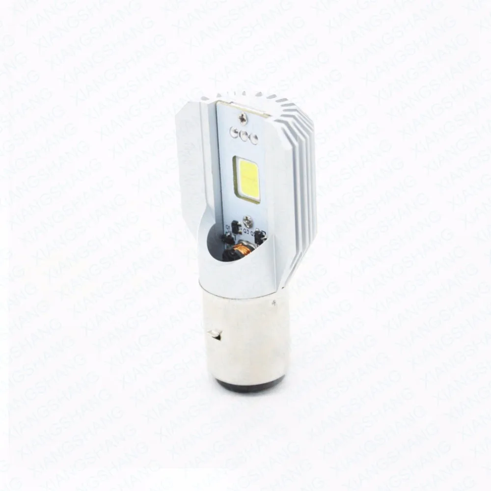 Мотоциклетная светодиодная фара H4 лампы 12 Вт 6000 лм K дальний и ближний свет все в