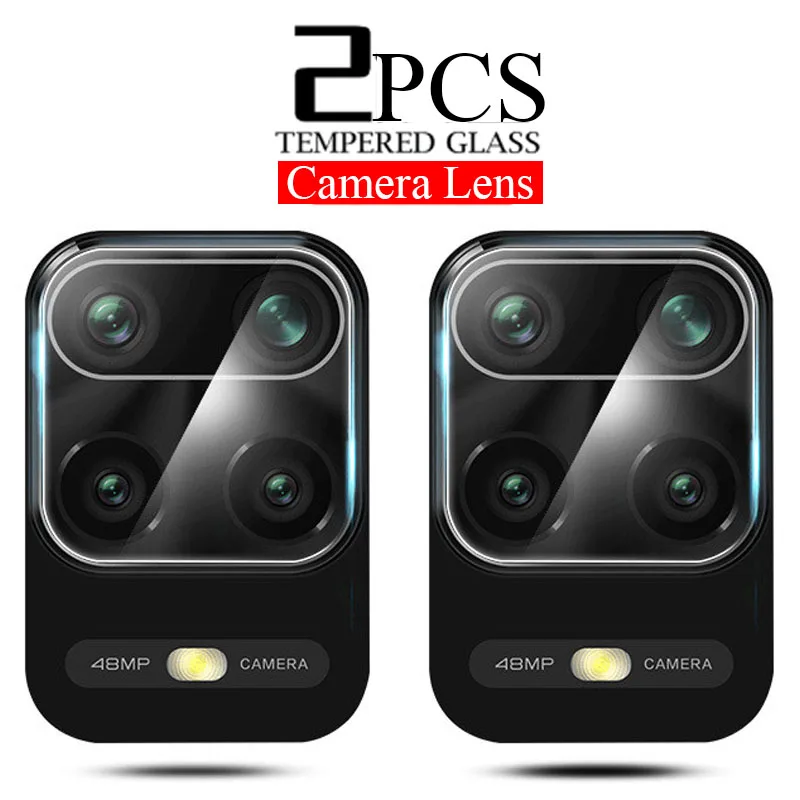 2Pcs Camera Len Glass For Xiaomi Poco X3 NFC M3 Mi 10T Note 10 Lite Redmi 8A 9A 9C Note 9 Pro Max 9S 8 8T Protector Film Xiomi