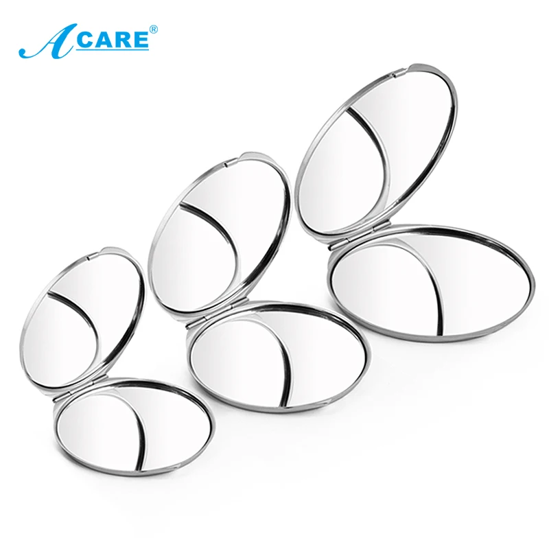 Компактное квадратное косметическое зеркало Acare Портативное двухстороннее