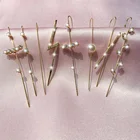 Серьги-подвески для пирсинга женские, популярное уличное Ювелирное Украшение для пирсинга с кристаллами, Подарочная бижутерия для помолвки, 1 шт.