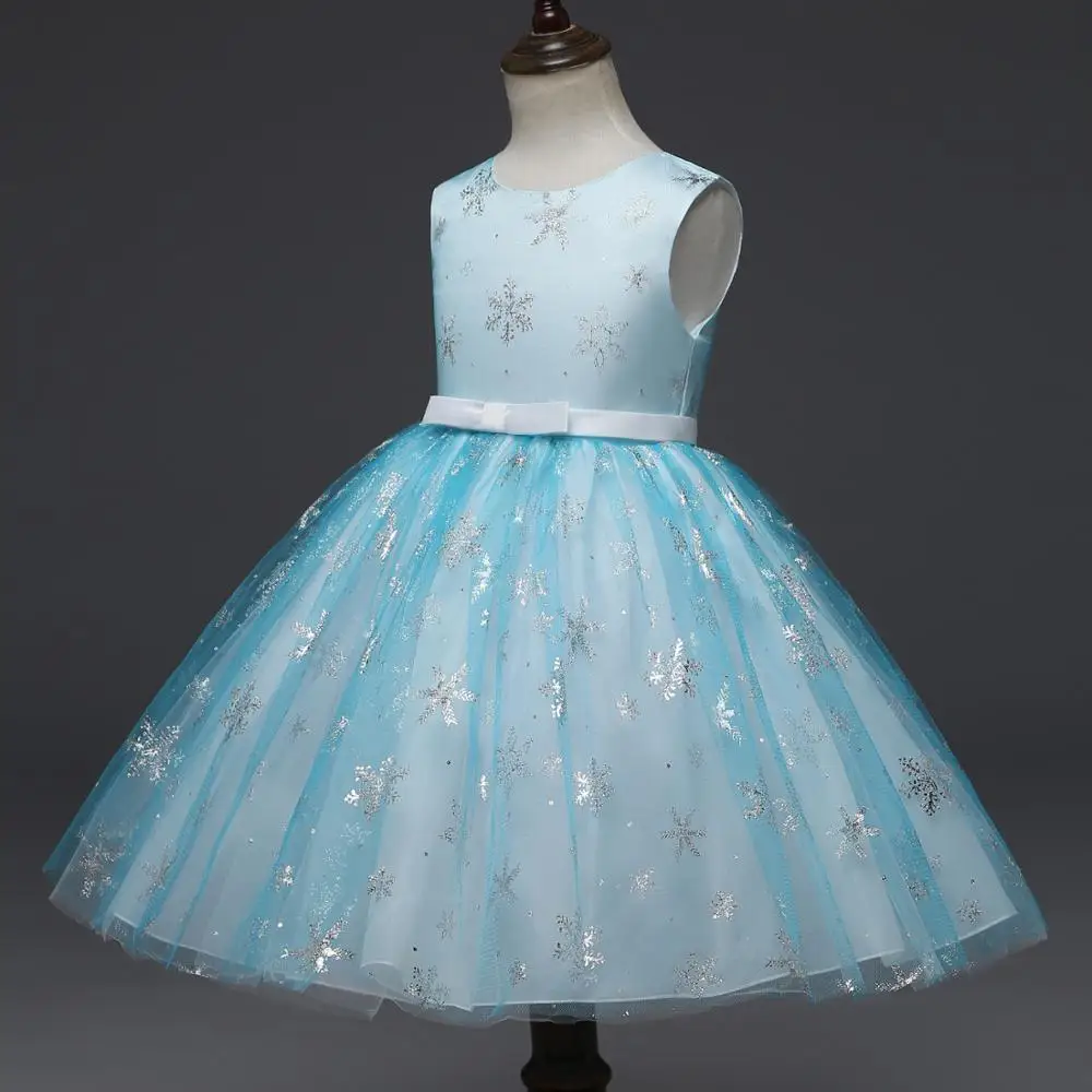 Детское платье для девочек летнее принцессы с цветами конкурса красоты дня