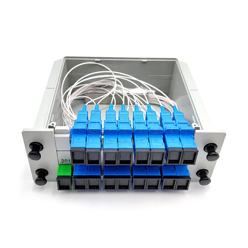 SC UPC PLC 1X16 волоконно оптический разветвитель FTTH с плоский тип волновой