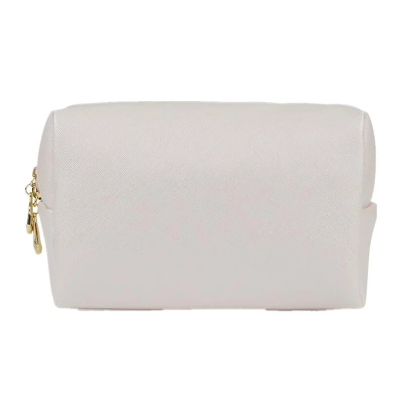 beige PURDORED, 1 шт., одноцветная косметичка для макияжа, дорожная женская косметичка, высокое качество, органайзер для путешествий, красивый чехол, Прямая поставка - Цвет: beige