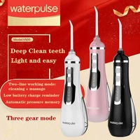 tooth cleaner waterpulse oral irrigator 4pcs tips dental water flosser electric 200ml oral hygiene dental flosser water flossing