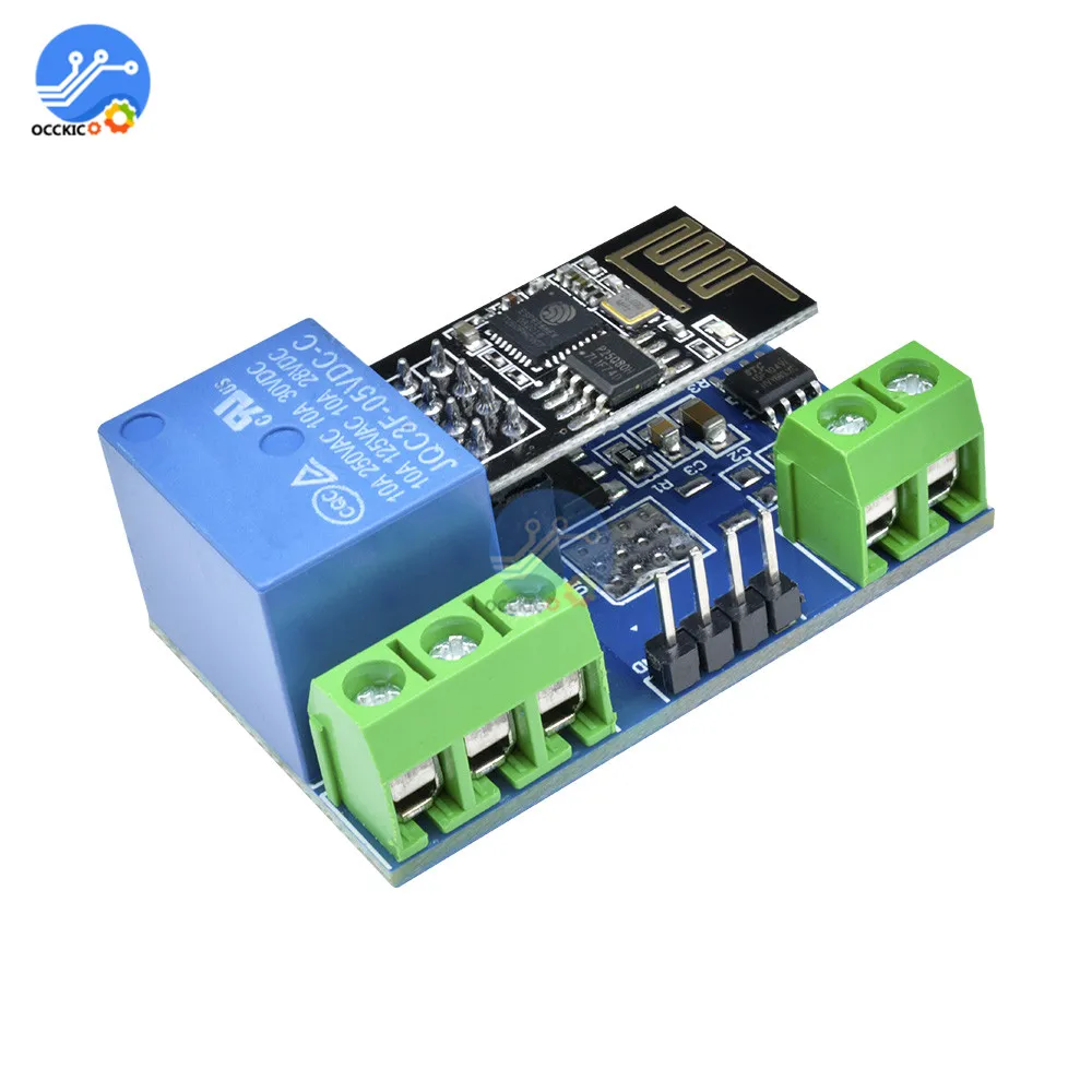 Релейный модуль ESP8266 беспроводное реле с Wi Fi 5 в постоянного тока для умного