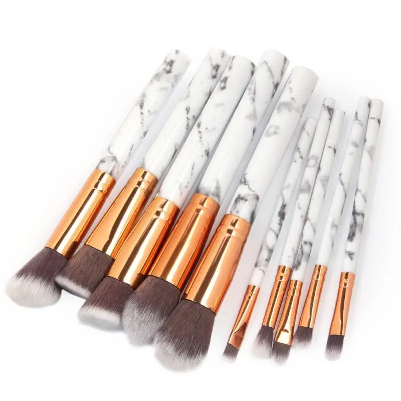 

10PCS Makeup Brushes Tool Set Cosmetic Powder Eye Shadow Foundation Blush Blending Beauty Make Up Brush Maquiagem