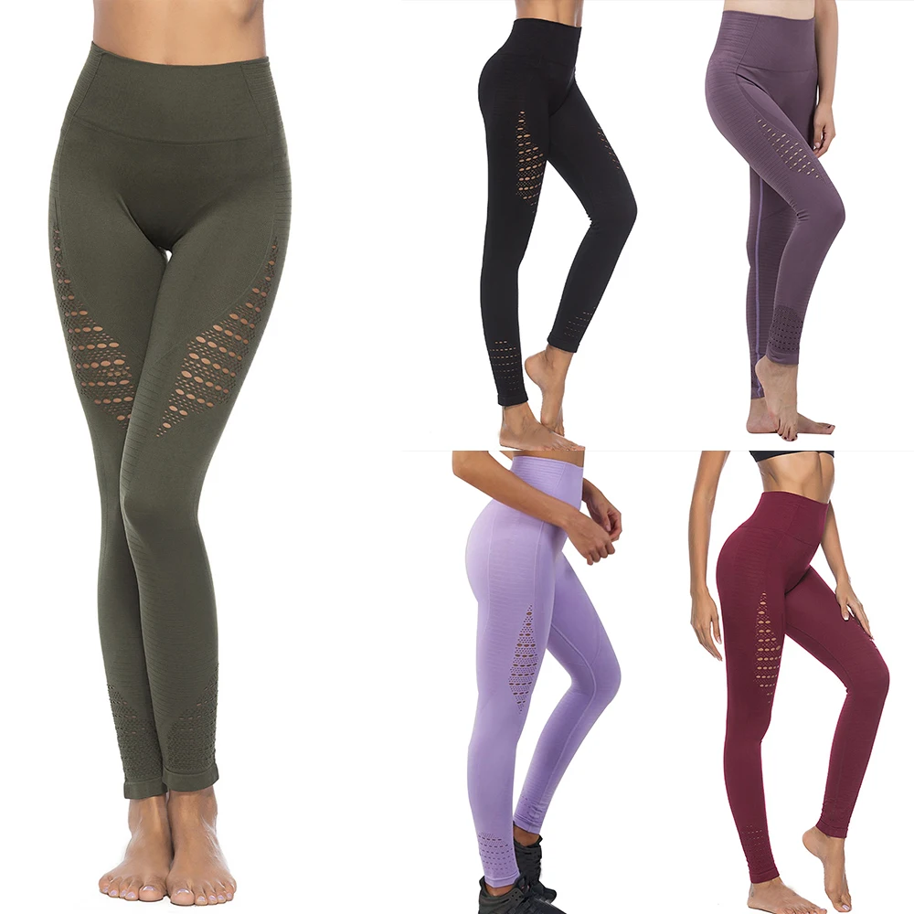 SFIT Бесшовные штаны для йоги с акулой женские спортивные высокой талией и