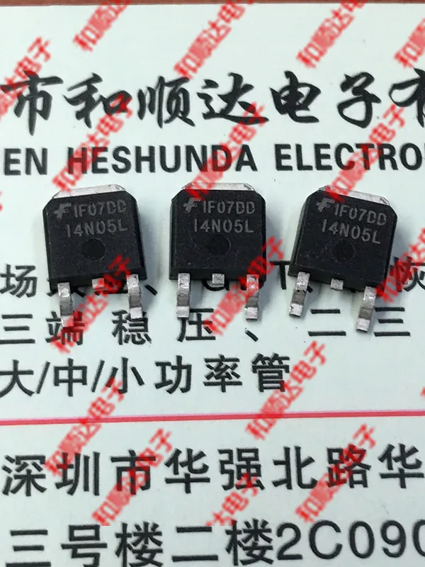 

Оригинальный Новый/5 шт./14N05L RFD14N05L TO-252 50V-14A
