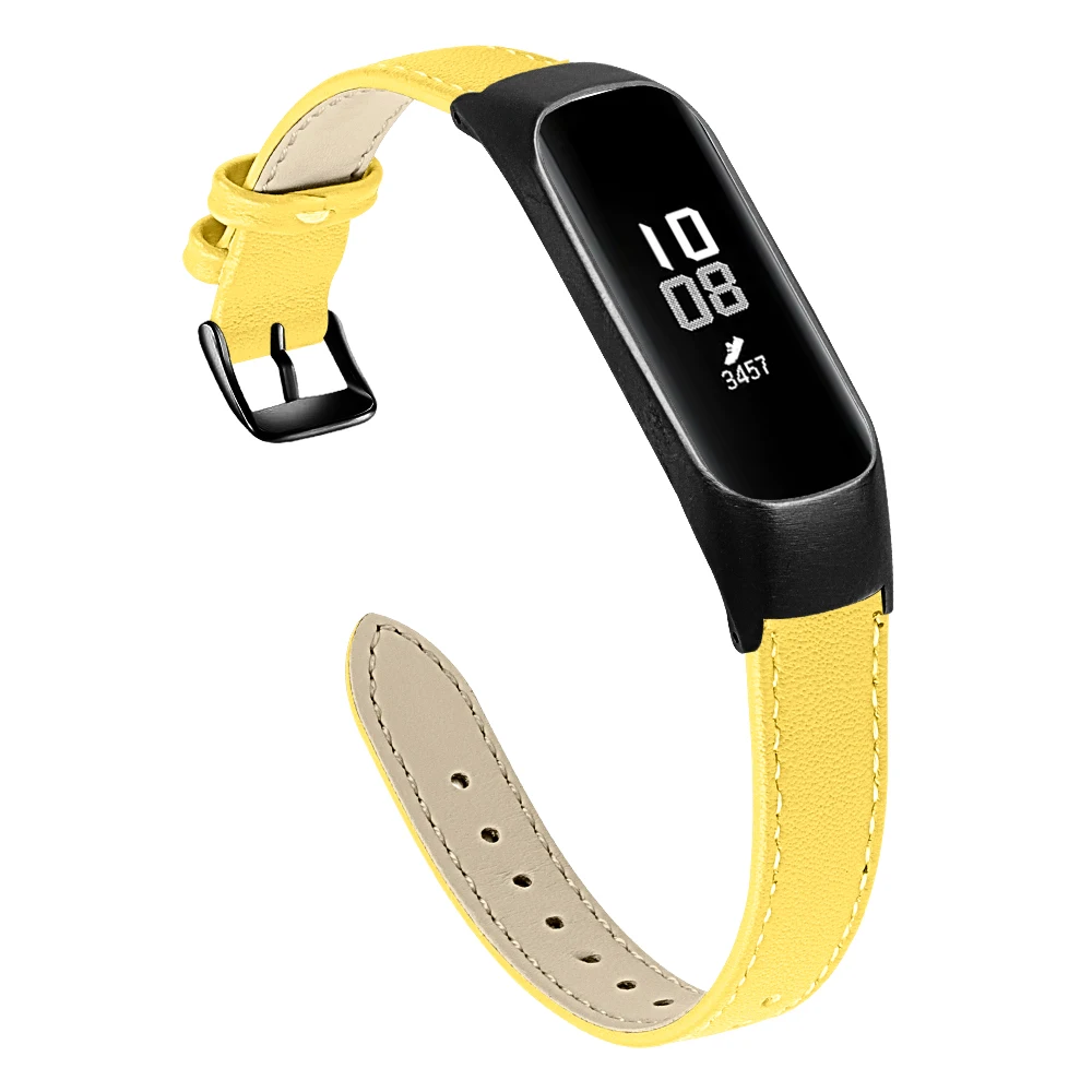 Подлинный классический кожаный ремешок для samsung galaxy fit-e SM-R375 ремешок с чехлом с пряжкой Шестерня классические ремешки бизнес-часы
