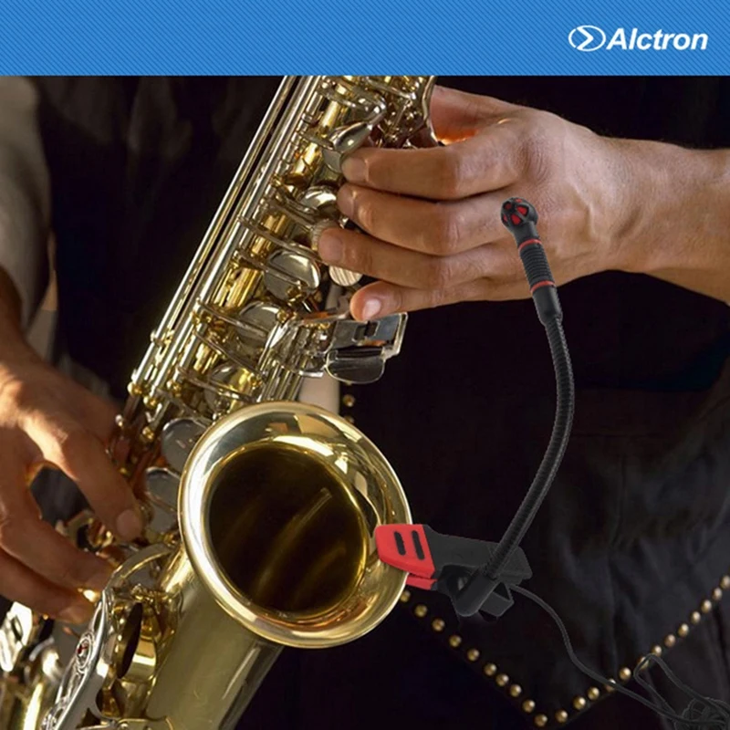 

Alctron IM500 Clip-on Instrumental Condenser Microphone Gooseneck Mic for Orchestra Saxophone Trumpet Saxe