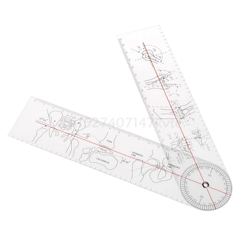 Пластиковый Гониометр угловая медицинская линейка инструменты для