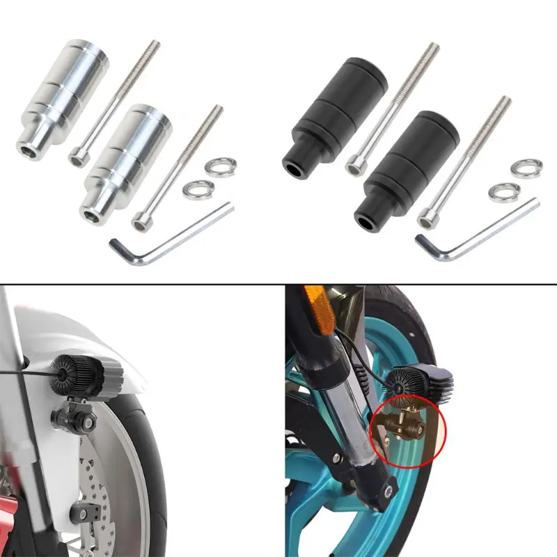 

Aluminum M6/M8 Motorcycle LED Headlight Mounting Bracket Foldable Adjustable 270E