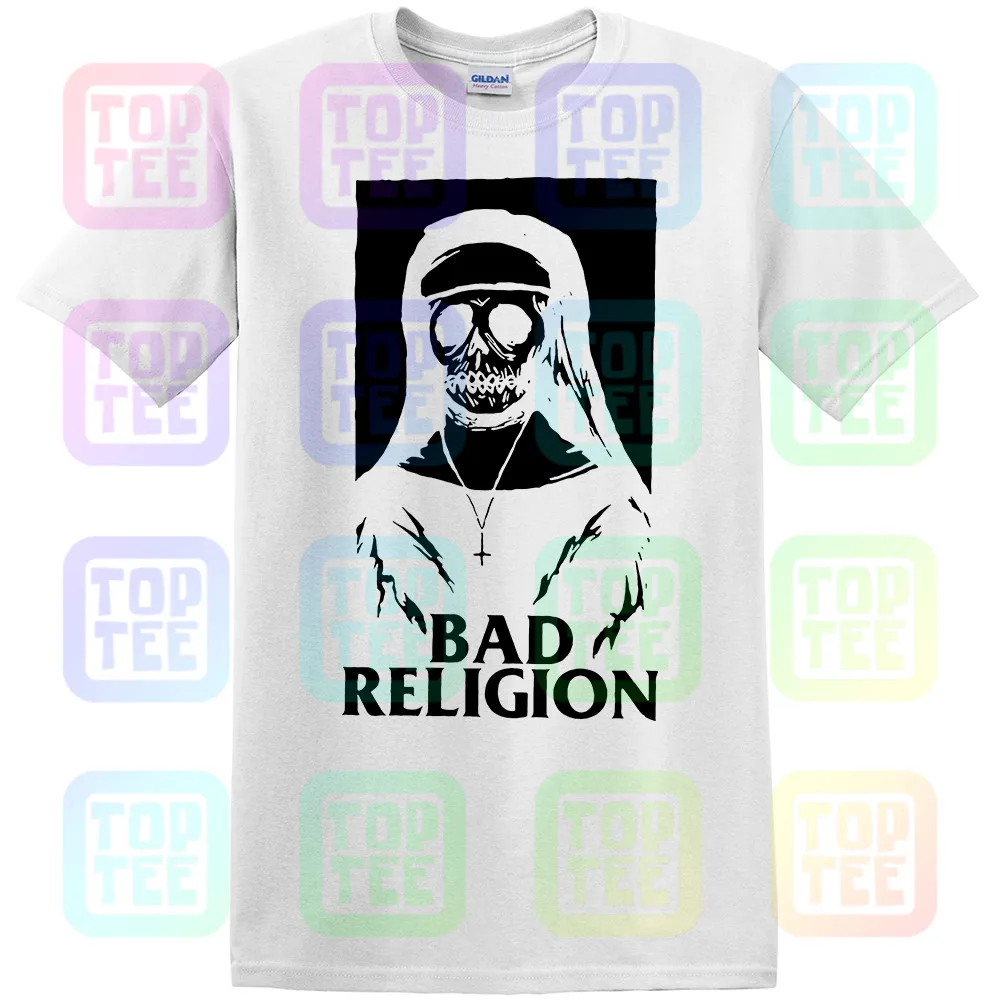 Bad religion монашка Скелет новая мужская футболка панк рок