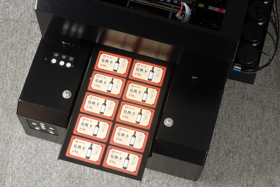 Newly upgraded A4 size UV printers, kraft paper, cartons, boxes, gift boxes, flat object printers and printing, custom made
