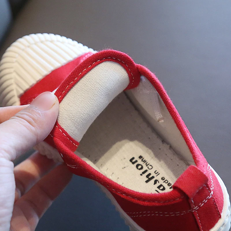 Детская парусиновая обувь спортивные дышащие кроссовки для мальчиков брендовая