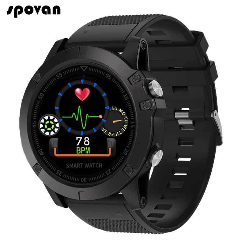 Спортивные Смарт часы Spovan мужские и женские фитнес браслет с шагомером Цифровые
