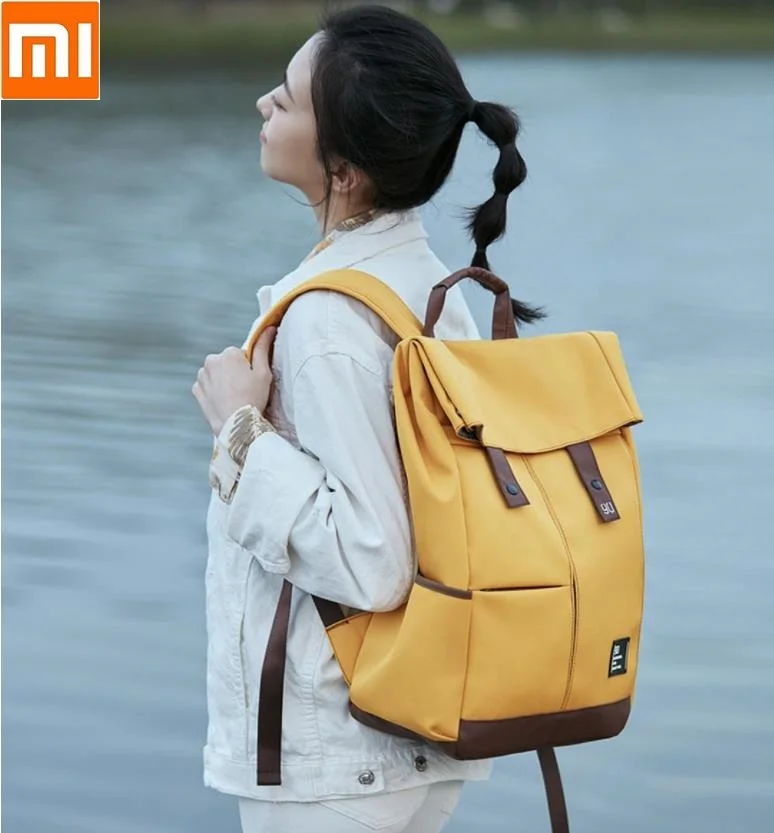Модный яркий повседневный рюкзак Xiaomi для колледжа жесткий и прочный