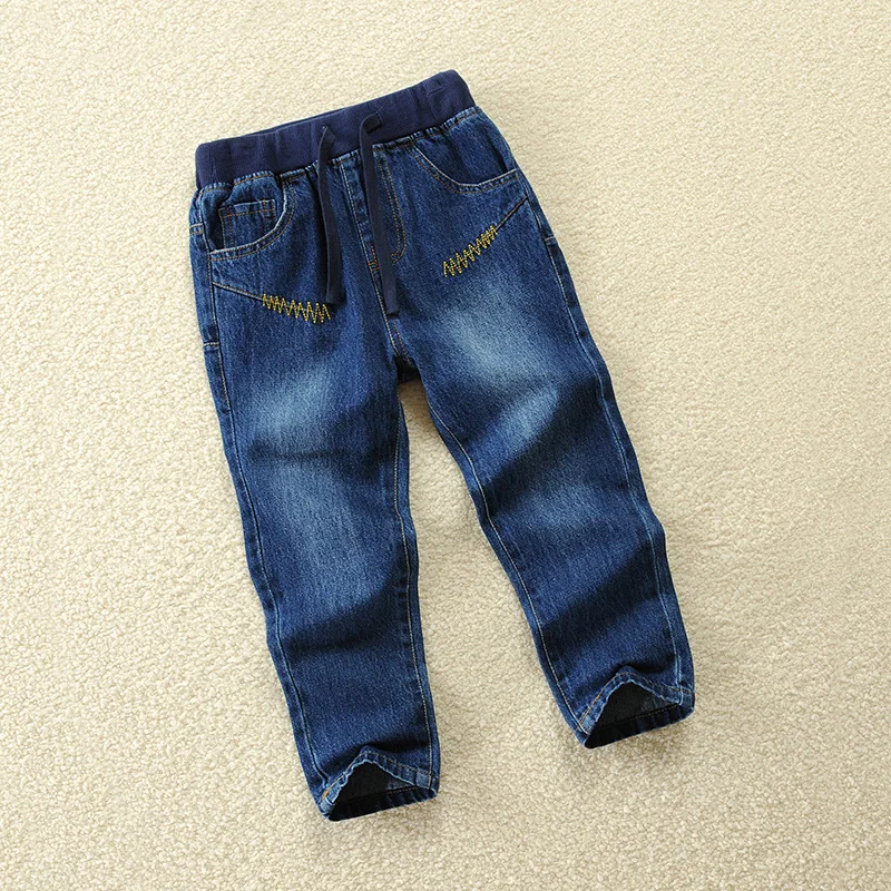 Boys Jean Pants Thin Denim Long Casual Pants Baby Boys School Pants Casual Sports Trousers Children 10 12 14 Years For Spring