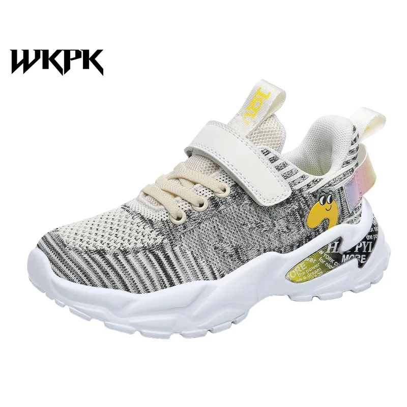

Детская обувь WKPK, дышащие, устойчивые к запаху детские кроссовки, осенняя, износостойкая, амортизирующая, повседневная обувь