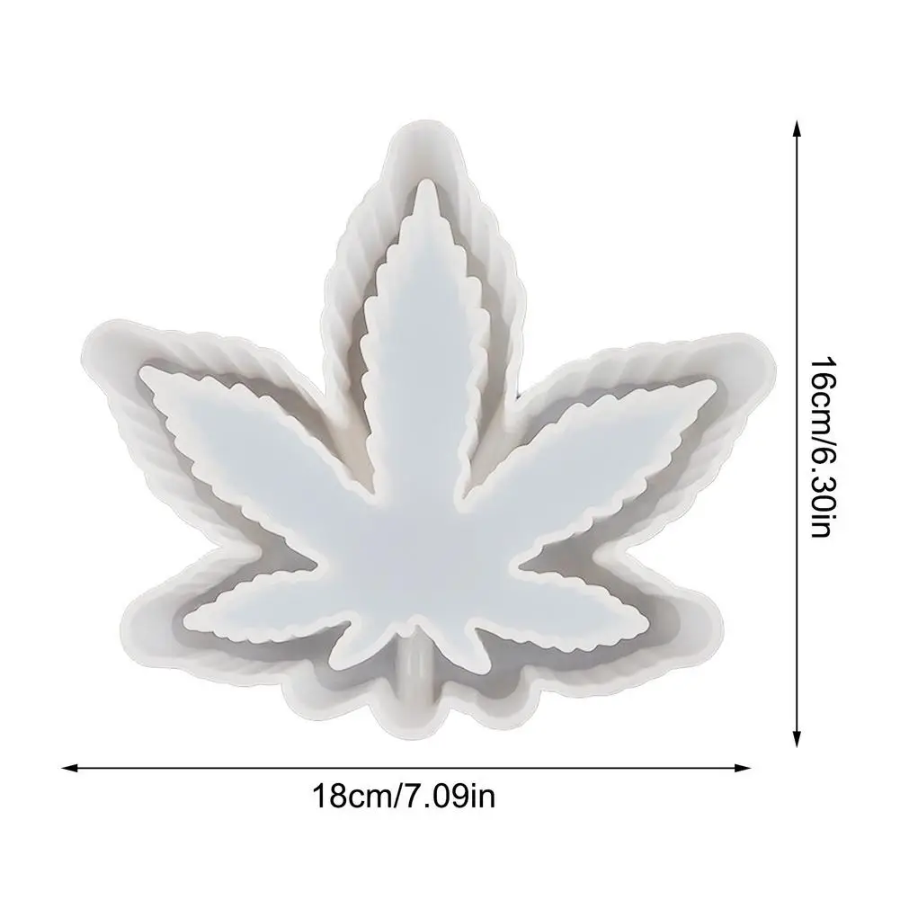 

Leaf Shape Ashtray Silicone Mold Leaf Shaped Casting Mold Resin Craft Mold #W0