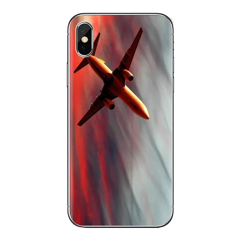 Мягкий чехол для телефона из ТПУ с принтом &quotBoeing 747 летающий самолет закат Oneplus 3t