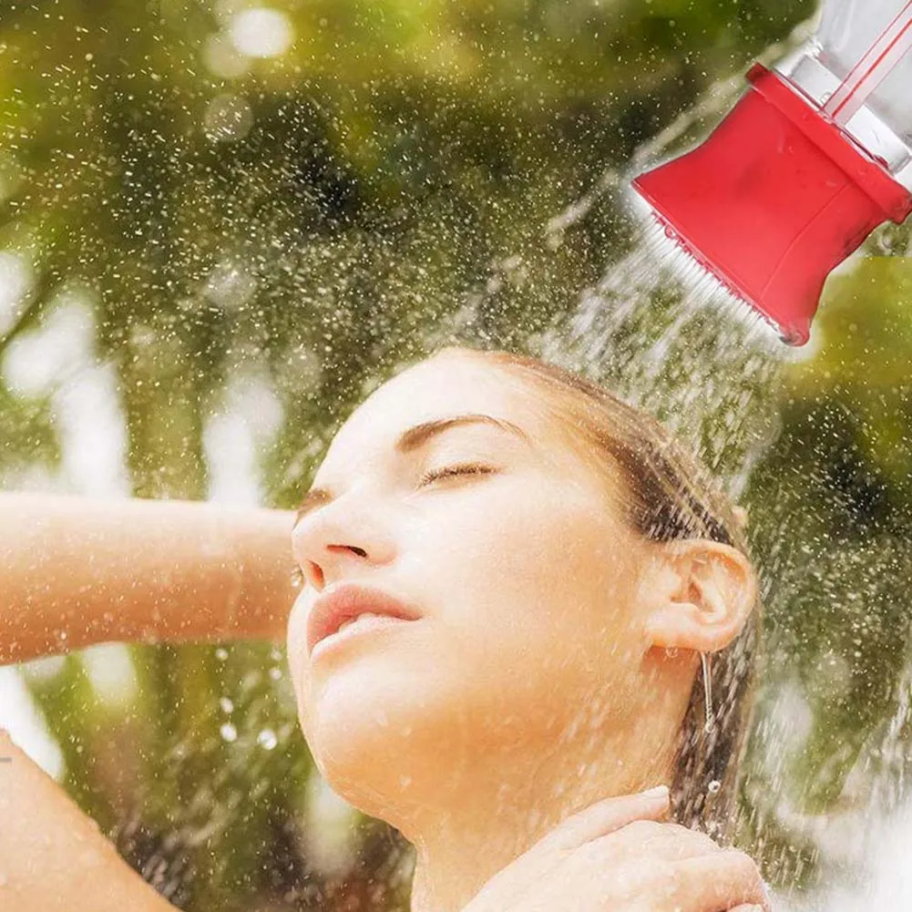 Портативный Открытый силиконовые насадки для душа Кемпинг принадлежности