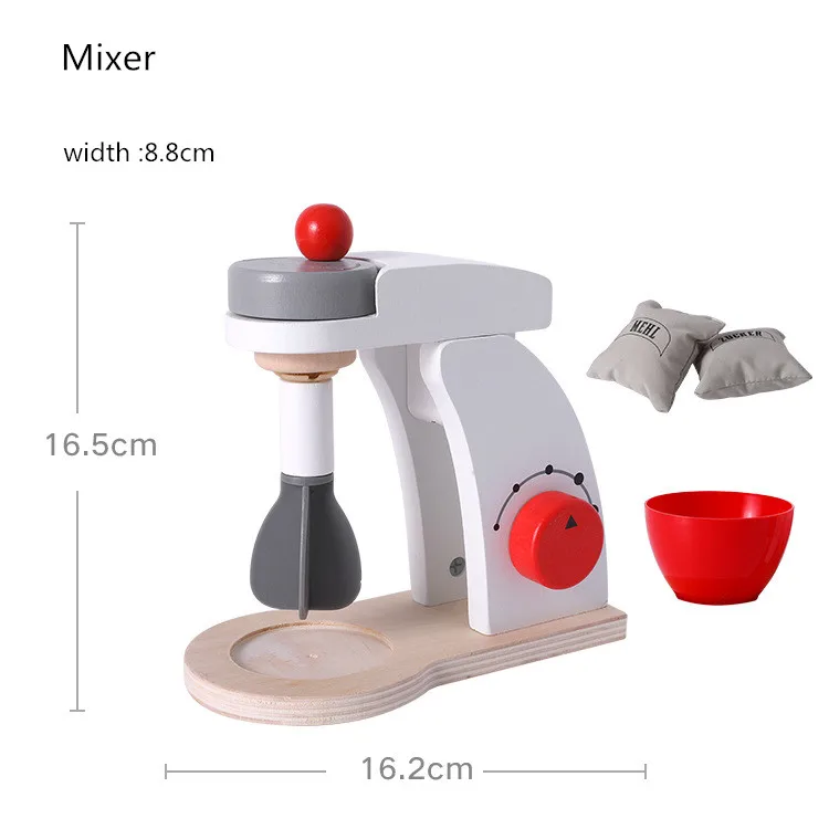 

Pretend Play Kitchen Wood Simulation Toasters Bread Maker Children Game Toy Early Childhood Educational Toys