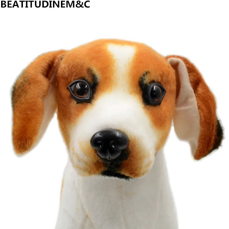 Имитация Бигль собака плюшевые игрушки животные детские украшение для дома