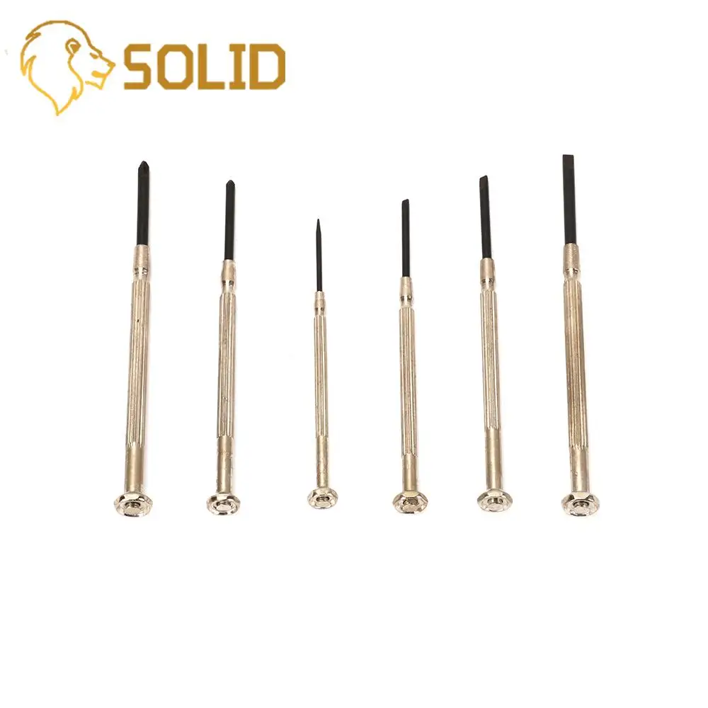 6 шт. Набор прецизионных многофункциональных отверток Крест/прямой винт для