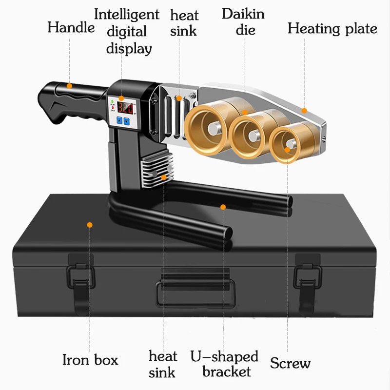 220 В бытовая машина горячего расплава для водопроводной трубы