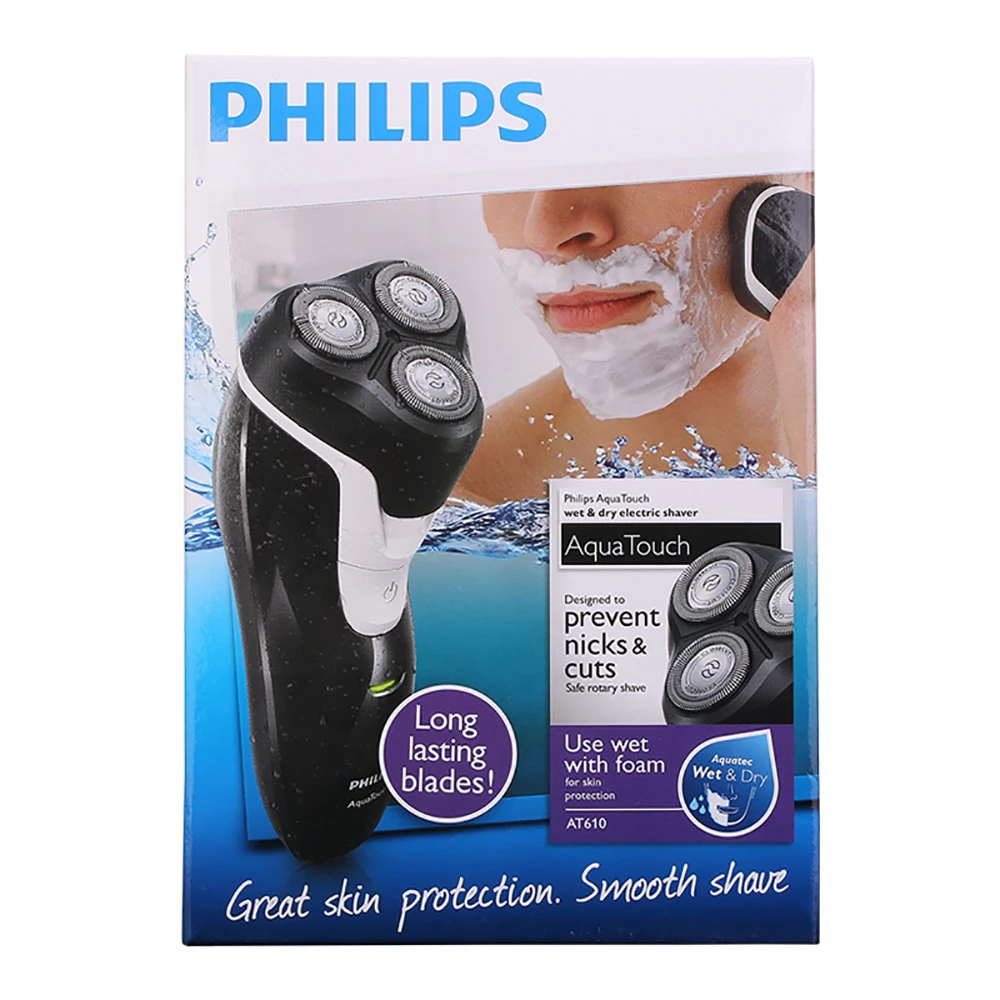 

Philips AT610 Electric Razor with Triple Blade Rechargeable Trimmer Function Support Whole Body Wash for Man's Electric Shaver