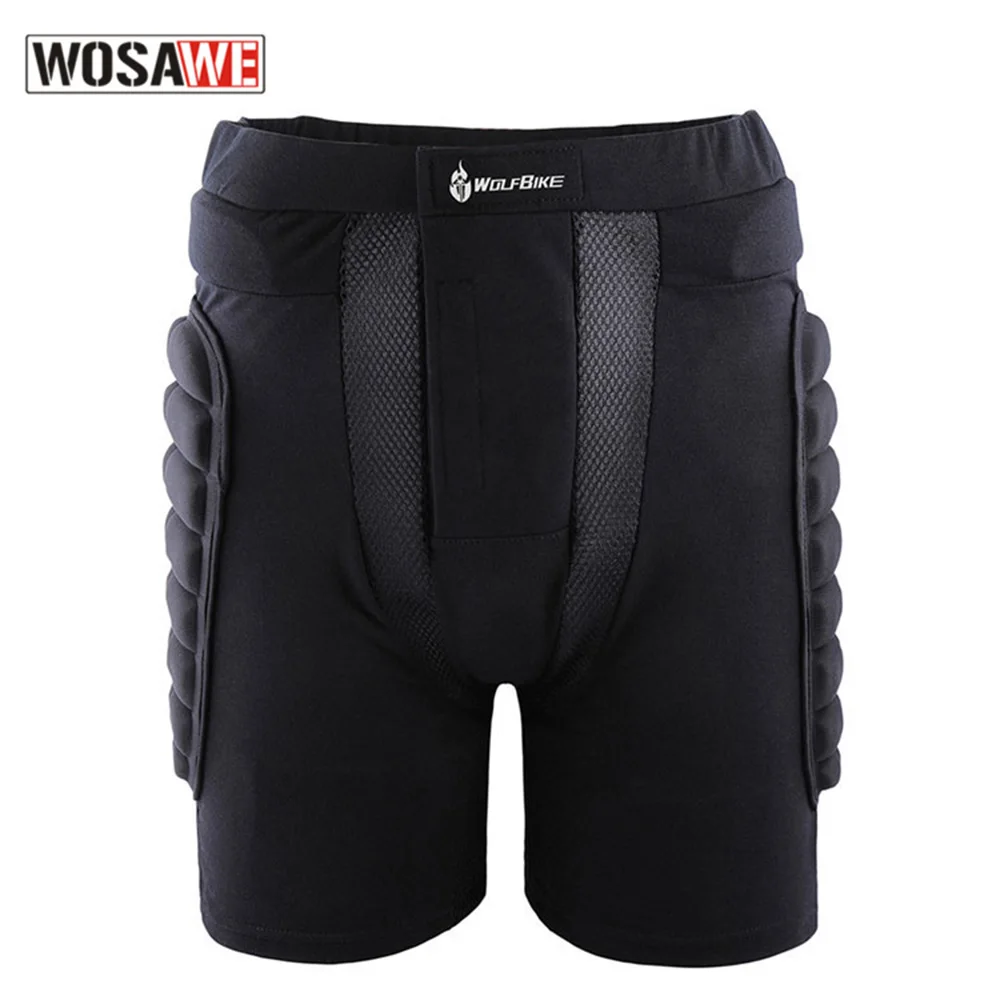 

WOSAWE Freeshipping Outdoor XS-3XL Sports Ski Skate Snowboard Protection Skiing Protector Skating Protective Hip Padded Shorts