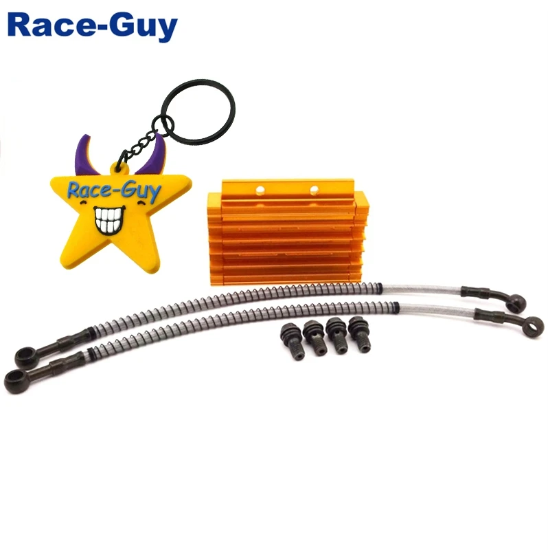 Алюминиевый Золотой масляный радиатор с ЧПУ для китайского мотоцикла