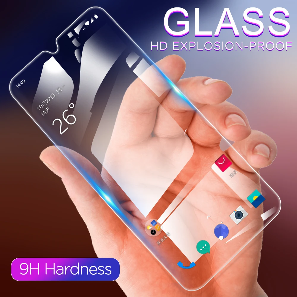 2Pcs Tempered Glass For Xiaomi Redmi Note 7 Pro Screen Protector Protective glass on Xiomi Red Mi note Note7 | Мобильные телефоны и