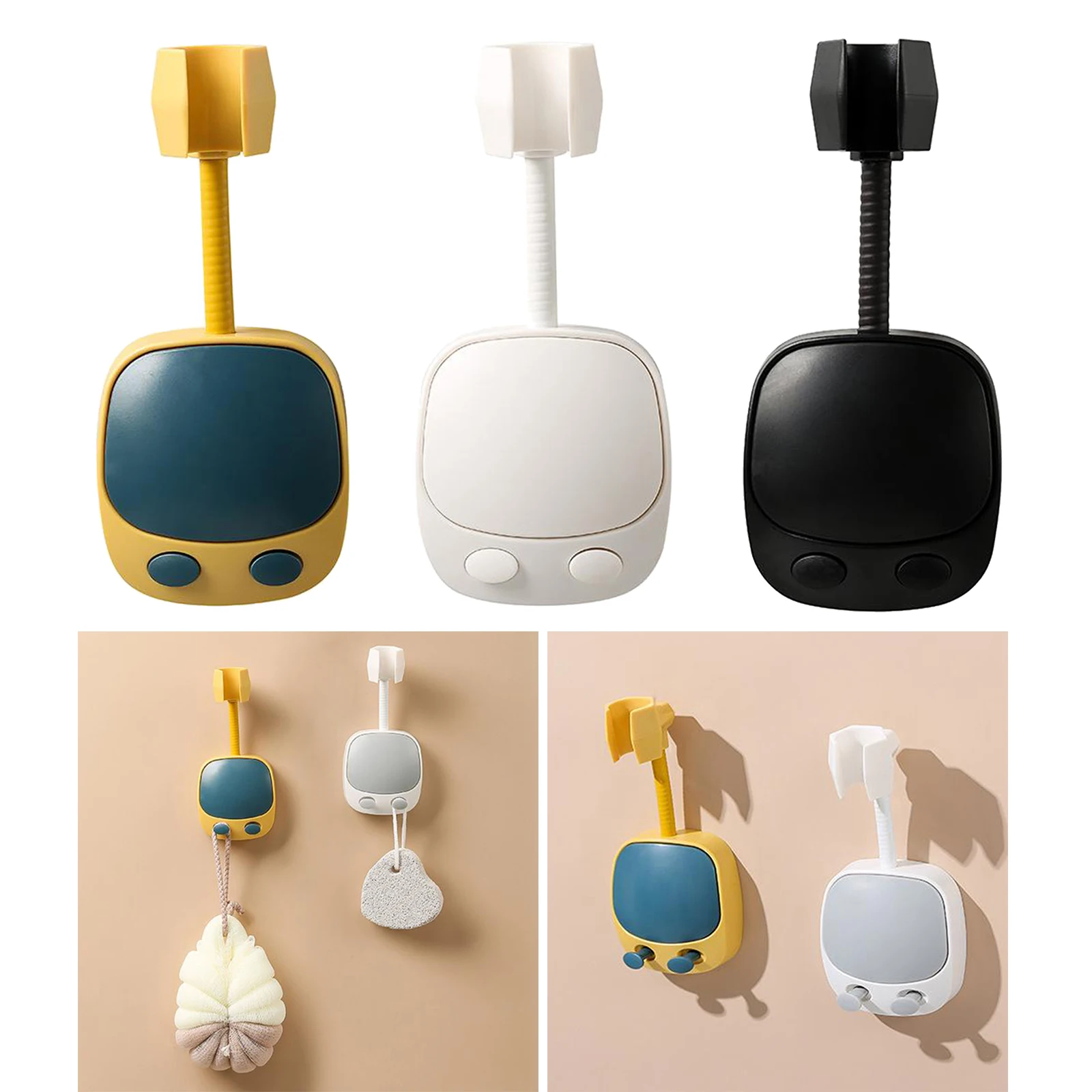

Shower Handset Head Holder Adjustable Bath Wall Mounted Suction Bracket
