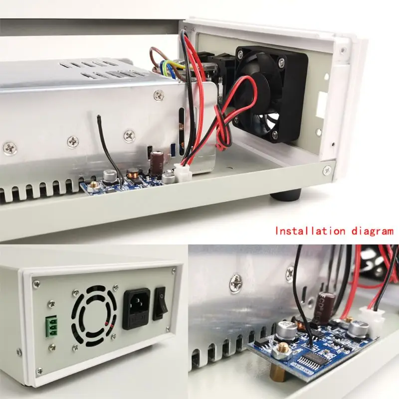 

2021 New 1Set DC6-70V Cooling Fan Intelligent Temperature Control Module Chassis Cooler 3 Speed Adjustable for Computer PC