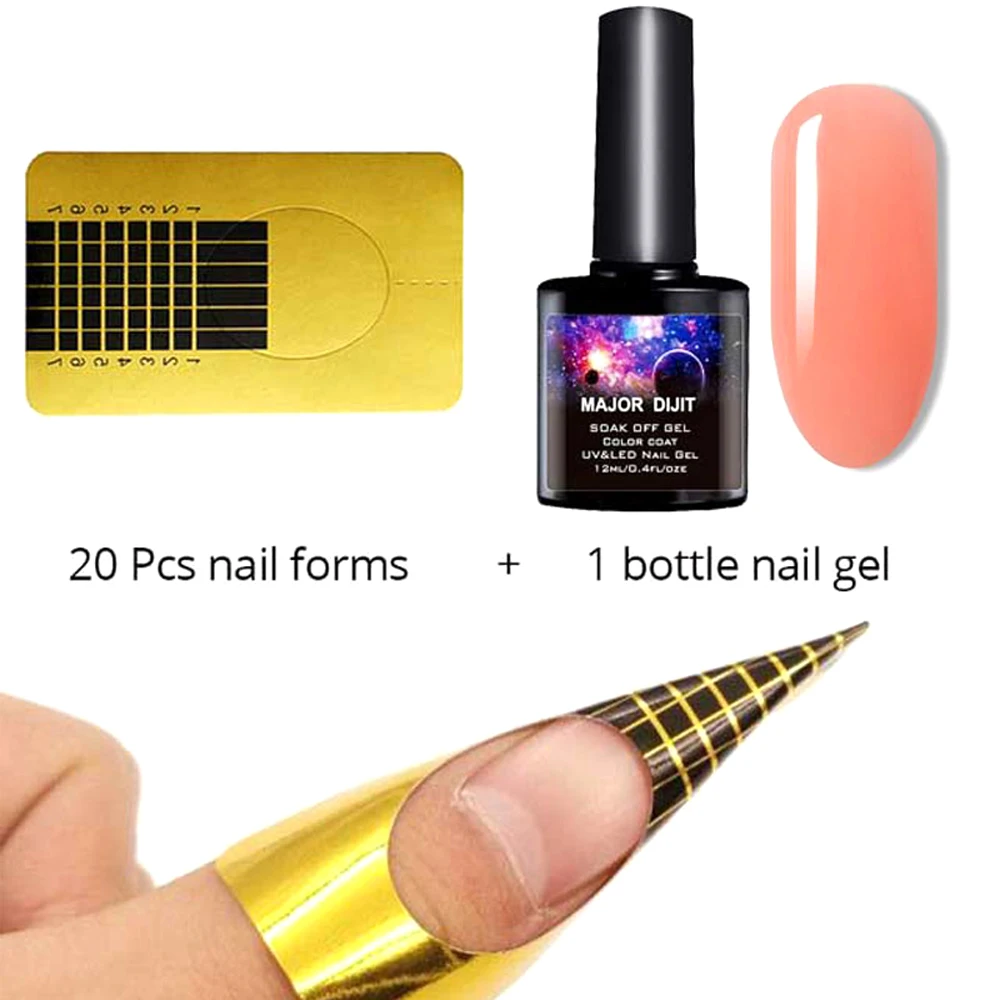 12 мл полигель для наращивания ногтей Быстрый строительный Гель лак прозрачный