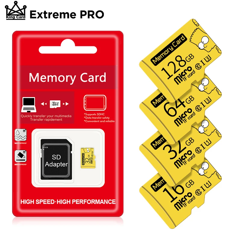 

Real capacity cartao de memoria 128GB 64GB 32GB 16GB Class10 U3 U1 Micro SD Card Memory Card TF Flash Card with retail package