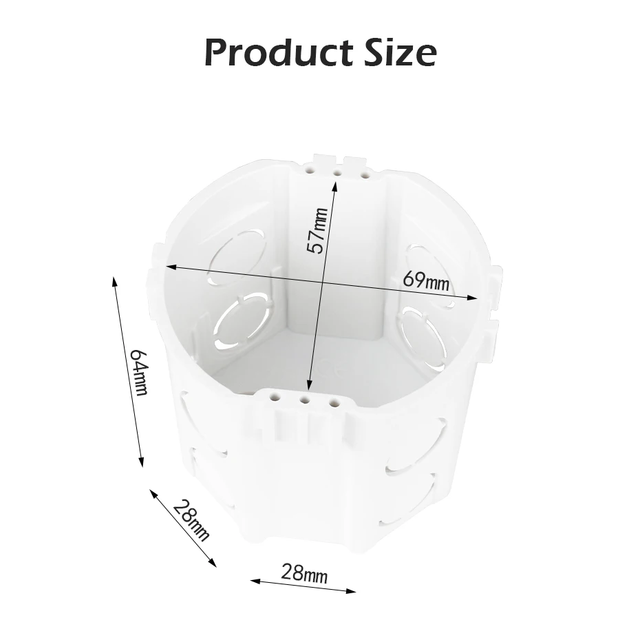 Кассета EsooLi европейского стандарта 73*62 мм универсальная для настенного