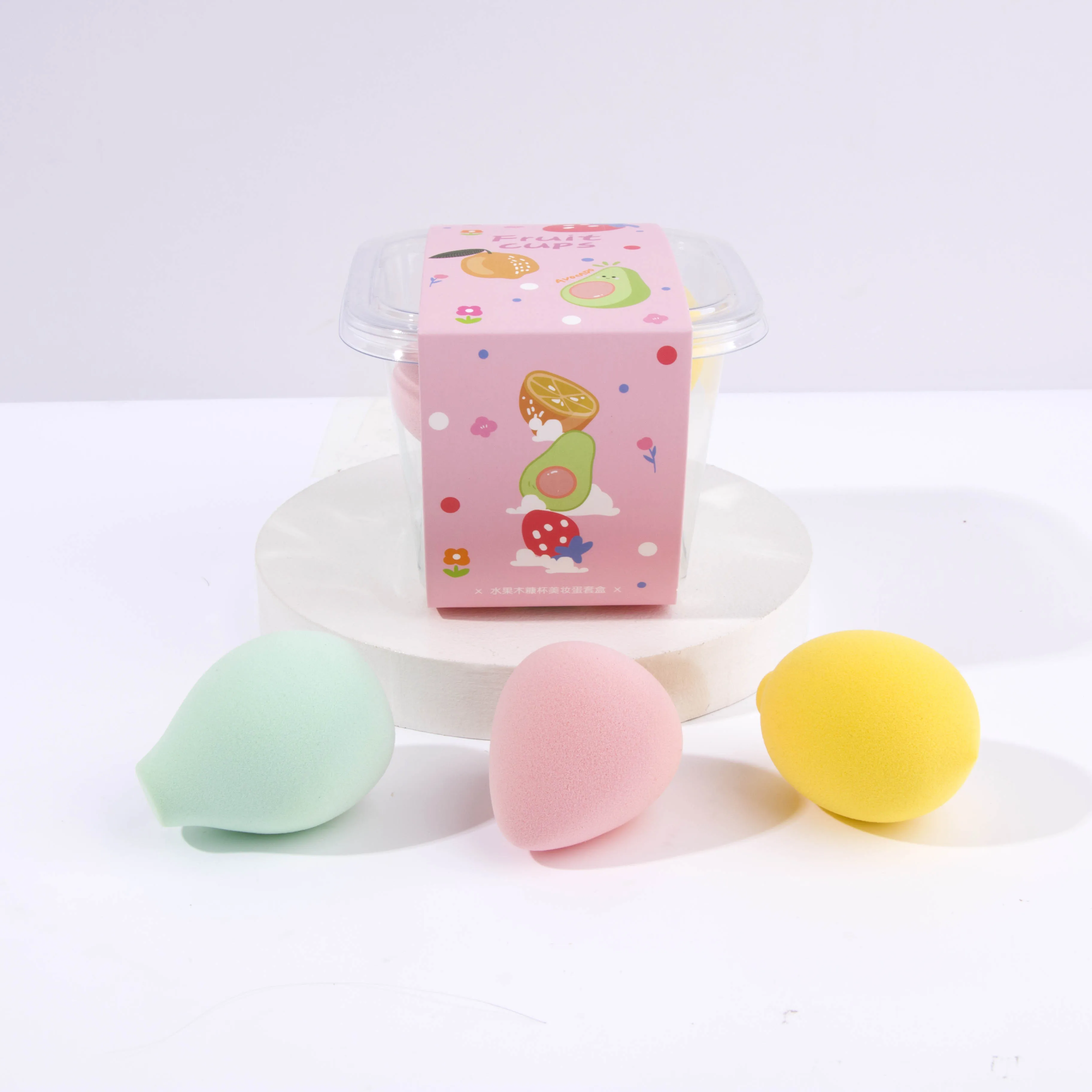 

Fruit Style Beauty Blender Super Soft Mango Makeup Sponge Non-latex Powder Puff